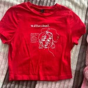 Cute crop top from shein size:S